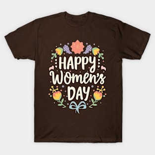 Happy Women's Day, International Women's Day T- shirt. T-Shirt